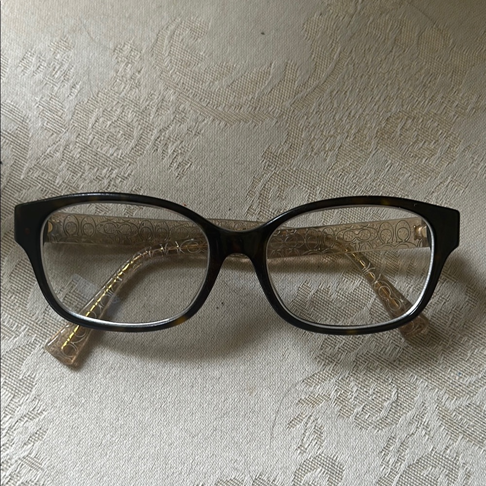 Coach 5152 dark tortoise/crystal brown prescription glasses, 52 C18-135